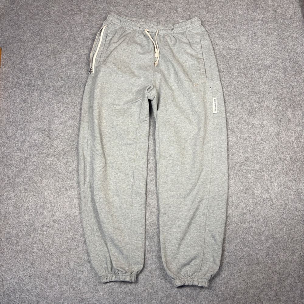 Nike Standard Issue Dri-FIT Sweatpants Mens Medium Gray Joggers DA6764-063